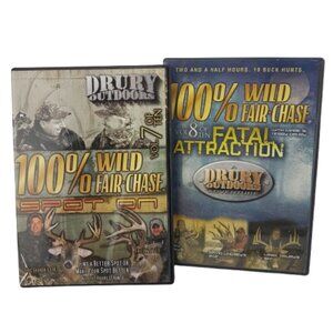 Lot of 2 Hunting DVDs Drury Outdoors Wild Fair Chase Volume 7 & 8